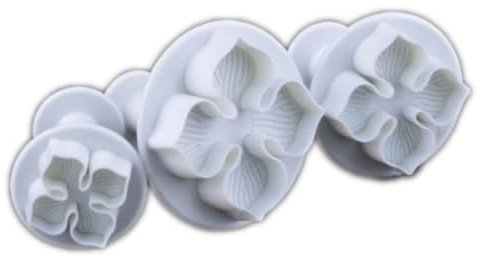 LIFKOME 3stücke Teiliges Hydrangea Fondant Ausstecher Aus Lebensmittelechtem Kunststoff Blütenform Mit Blütenblättern Cake Fondant Cutter Für Kuchen Marzipan Kekse Und Tortendeko Weiß