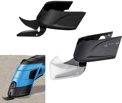 Hayaww 2 Pieces Cutting Heads Electric Scissors Cutter for Fabrics Electric Scissors Replacement Blade for Cardboard Cutter Blade for Household Electric Scissors for Cutting Replacement Blades (B)