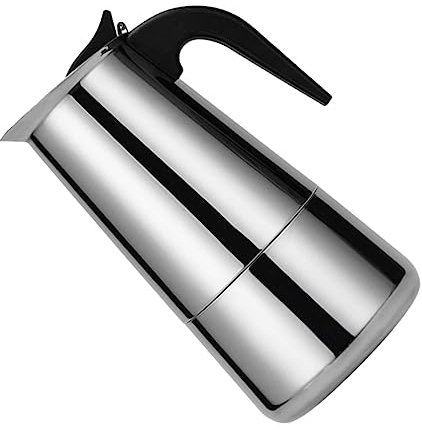 WATIIFUFU Cafetière Domestique D'une Capacité De 12 Tasses 600 Ml Cafetière De Cuisinière Soupape De Sécurité Aluminium Élégant Pour Cappuccino Latte