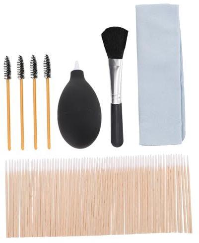 1 Satz Earphone Cleaning mit Wischlappen Baumwollstäbchen Pinsel Luftbläser für Kopfhörer für Präzise von Geräten