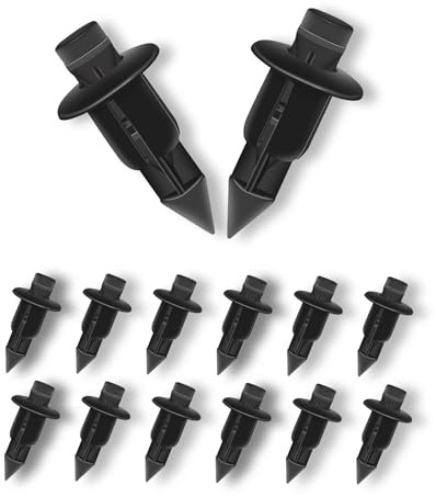 200 Pezzi Rivetti in Plastica da 6mm.Clip Fissaggio Auto e Moto per Carenatura,Rivetti per Auto Trim e Pannello.Compatibili con Yamaha, Suzuki, Kawasaki, Honda – Set Universale per Carrozzeria
