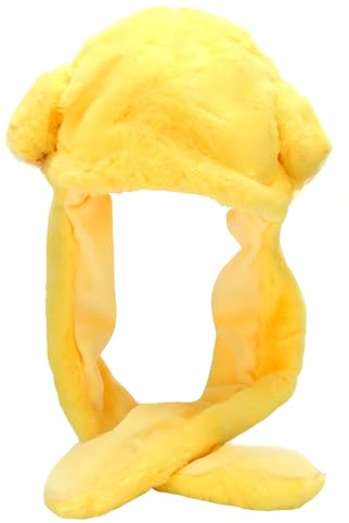 YeahBoom Beweglicher Ohr-Kaninchen-Hut,Hasen Mütze,Plüsch Bunny Ohren,Hasen Mütze mit Beweglichen Ohren,Lustiger Hut für Erwachsene Kinder,für Weihnachtsfeier Fasching,Cosplay