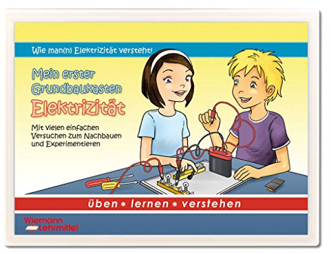 Wiemann Lehrmittel Elektronik-Baukasten für Kinder, Experimentierkasten Elektro