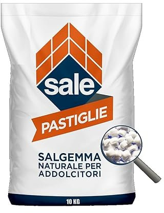 BANCALE DI SALE 80 SACCHI DI PASTIGLIE DI SALGEMMA PER ADDOLCITORI ACQUA, SACCHI DA 10 KG (800 KG)