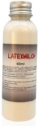 Xinfuquan Halloween Latex liquide Pour créer une peau synthétique,Collodion,60ml pour Make-Up SFX ,Zombie Liquid Latex, des blessures et des cicatrices Maquillage en latex liquide
