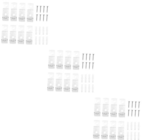 MAGICLULU 24 Stk Haken zur Positionierung des Vorhangs fenster rollos für innen römischer Rollenhaken Jalousie-Lokalisierungshaken Haken für Jalousien Zubehör Spule Scrollrad Plastik