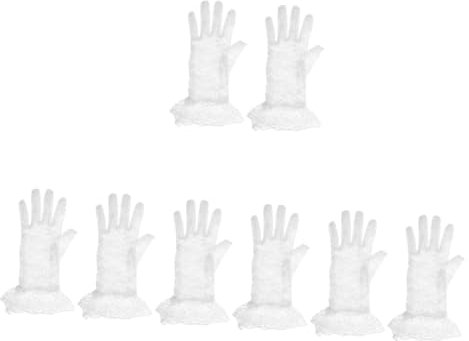 SAFIGLE 4paare Spitzenhandschuhe Für Teepartys Hochzeiten Und Cosplay Damenhandschuhe Für Festliche Anlässe Und Besondere Ereignisse