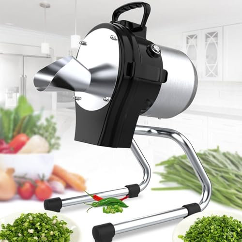 Juego De Cortador De Verduras Eléctrico, Procesador De Alimentos Y Máquina Picadora, Alta Velocidad De 6000 Rpm, Grosor Ajustable De 1 a 5 Mm, Diámetro Máximo De 55 Mm, Fácil De Limpiar,110lk