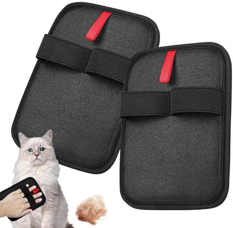 Guantes Para Acicalar Gatos 2 Unidades Reutilizables Quita Pelos Para