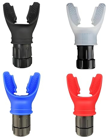 4 Piezas Entrenador de Respiración Portátil, Ejercitador Pulmonar Deportivo, Aparato Portátil de Ejercicio Respiratorio, Entrenador Pulmonar, para Mejorar Ejercicios Respiratorios y Aumentar la Capaci