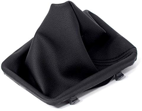 Funda para palanca de cambio de marchas negra + marco de plástico