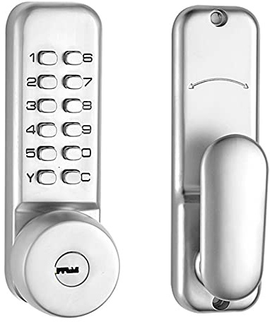 Push Button Mechanical Door Lock Set Waterproof Digital Combination Codelocks Keyless Entry for Home Office