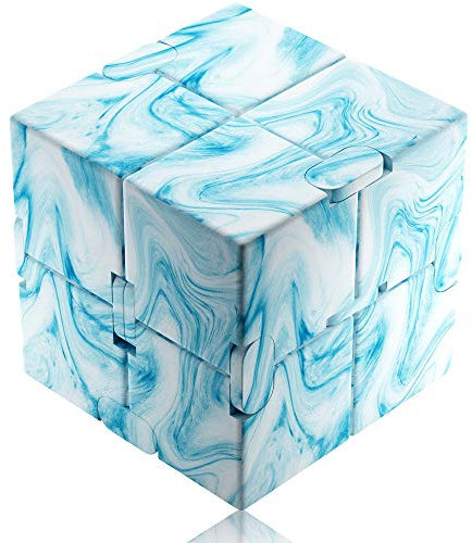 Funxim Infinity Cube, oändlig tärning leksak mini tärning pussel dekompression leksak för barn vuxna dödande tid anti-stel kub