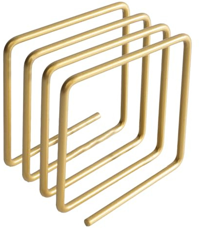 Loftie Support pour planche à découper, couvercle de casserole pour armoires de cuisine (doré, carré)