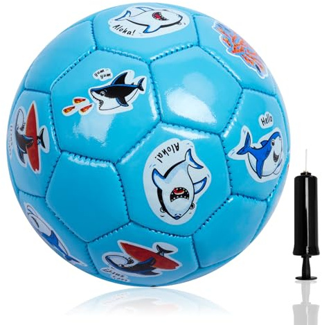 U&C Planet Balón de Fútbol Talla 2 para Niños Pequeños – Juego de Pelota