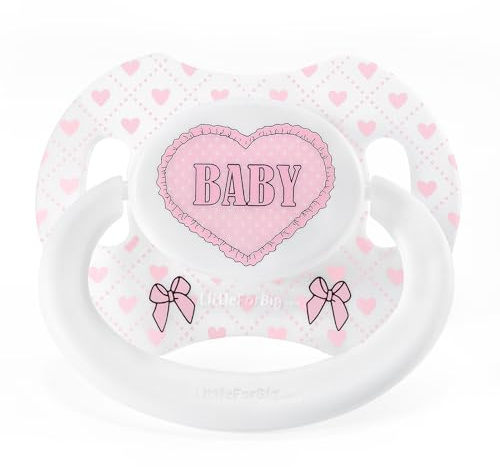LittleForBig Großer Saugerschild Schnuller der Generation II in Erwachsenengröße Blushing Baby Muster