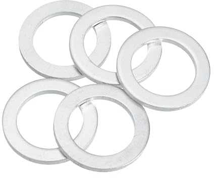 Motoforti Ölwannen-Ablassschrauben-Dichtungen Für Honda Accord 08-16 | Aluminium, Innendurchmesser 18mm, Außendurchmesser 26mm, Dicke 2mm, OE 90471PX4000, Für Honda Civic 2003-2011