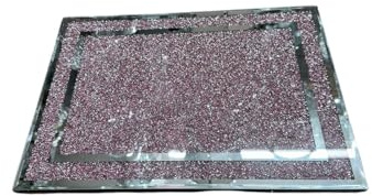 Crushed Diamond Pink Cutting Board for Kitchen, 40 x 30 cm Chopping Board