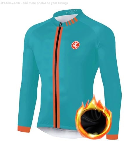 UGLY FROG 2025 24Zr03 Herren Winter Thermisches Fahrradjacke Radtrikot Fahrradtrikot Langarm, Fahrradbekleidung T Shirt für Männer Radsport Bekleidung