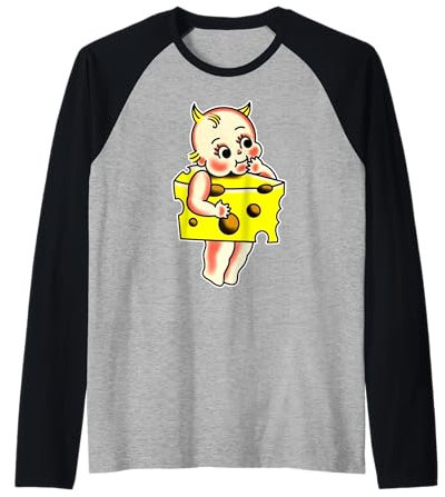 Kewpie Bloc à fromage pour bébé Manche Raglan