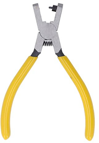 Pinze per punzonatura in acciaio con foro fisso 2 mm, strumento di punzonatrice a foro per cintura in pelle pesante per manutenzione del cinturino, design della maniglia in