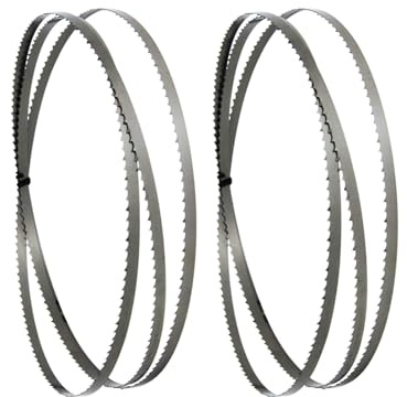 2 Stück 1712 mm (67-3/8 Zoll) Bandsägeblatt x 6,35 0, TPI Bandsäge Draper for Charnwood for Metabo BAS250 Schneiden von Holz, Metall, Kunststoff