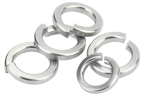 10/50/100 pz Primavera Split Rondella di Bloccaggio Guarnizione Elastica M1.6 M2 .5 M3 M4 M5 M6 M8 M10 M12 M16 M24 M27 M30 A2 In Acciaio Inox(50pcs,M10)