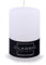 DONAU HOME - 1 bougie pilier rustique - Blanc - 10 x Ø 7 cm - Non parfumées - Pour décoration dans le salon, la salle de bain - Durée de combustion : 49 heures - Bougie décorative - Ambiance nordique