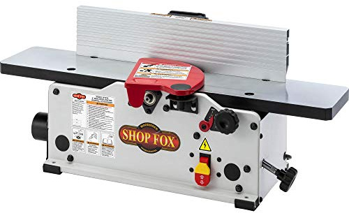 Shop Fox W1876 - Junta de sobremesa de 6 pulgadas con cabezal de corte estilo espiral