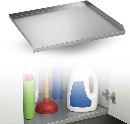 Evotrade Protector de aluminio para debajo de la encimera de la cocina – Base de la mesa con borde a elegir 562/862 mm (862 x 530 mm)
