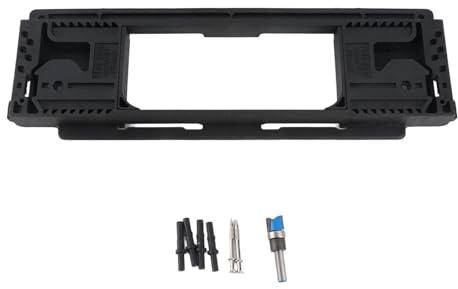 Ausla Door Hinge Jig Kit, 8 Sizes (2-1/2 to 6 Inch), 5 Thicknesses (1-3/8 to 2-1/2 Inch), ABS Material, Unfinished, 2 Holes