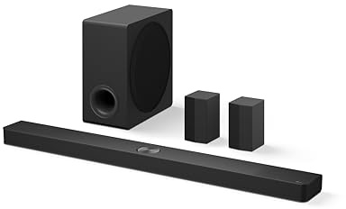LG S90TR 7.1.3-Channel OLED evo TV Matching Home Theater Soundbar with Rear Surround Speakers and Wireless Subwoofer, Wow Orchestra, Dolby Atmos, WOWCAST Built-in