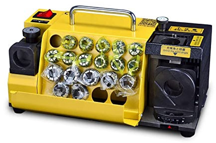 PAKLIF Broyeur de forets 3 ~ 20 mm Affûteuse de forets + meuleuse CBN/SDC + 18 pinces MR-20G (couleur : SDC, taille : 1)