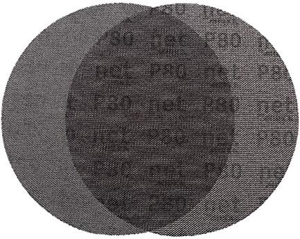 TRENTSNOOK 15 piezas de papel de lija de 220 mm de 9 pulgadas Autonet Mesh Disco de lijado sin polvo y antiadherente 80/120/180/240/320 gruesa(180)