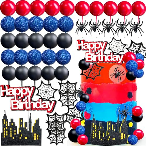 Spider Kuchen Deko Cupcake Toppers Superhero Tortenfiguren Kindergeburtstag | Spider Kuchen Deko Cupcake Toppers Superhero Tortenfiguren Kindergeburtstag Kuchen Hero Tortenaufleger Superhelden Cake
