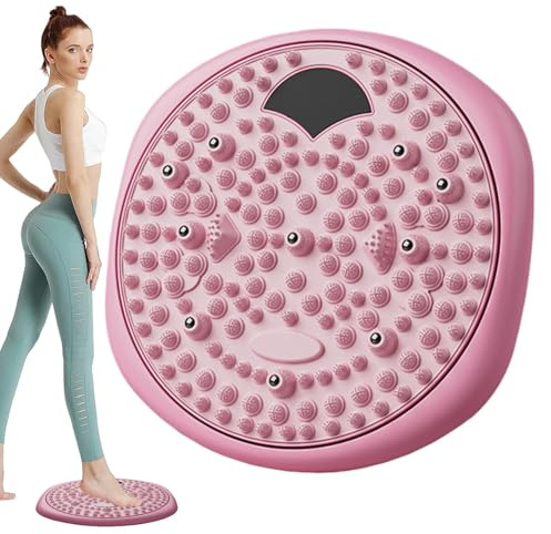 Fußmassage-Matte 2-in-1 tragbare magnetische Drehplatte 35 cm | Yoga Rock Matte Zur Entspannung, Für Stressabbau Und Linderung Von Fußstress