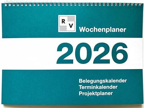 Wochenplaner 2026 DIN A4, Schafberger Verlag, Belegungskalender, Terminkalender, Projektplaner (2026)