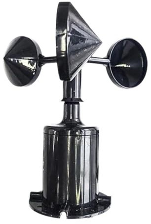 IndusTradCorp 30m/s Weather Station Outdoor, 3 Cup Anemometer Sensor, Output RS485 4-20MA 0-5V 0-10V 0-2V Polycarbon Fiber Wind Speed Transmitte Sensor(4-20MA)