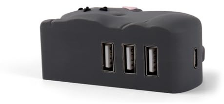 ZEPFJHE Lovely Animal USB Adapter For Laptops And Phones With 3 Fast Speed USB2.0 Port For Office Home Keyboard And More