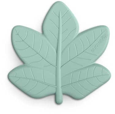 Suavinex, Mordedor Bebé, de Silicona de una Sola Pieza, Suave y Flexible, Seguro, Calma y Alivia las Encías del Bebé, Agarre Fácil y Ergonómico, con Textura y Relieves, Bosque, Poetry, Verde