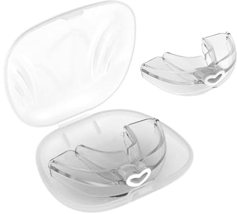 Pista boquilla nocturna - Guardia de anti ronquido para dormir, dispositivo de ajuste personalizado | Comunicialmente el apoyo de la mandíbula suave de bruxismo de molienda para