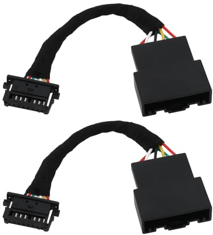 EMSea 2 Stück LED-Rücklicht-Nachrüstadapterkabelbaum 61120153650 Kompatibel mit BMW E46 Coupé 2005 März <