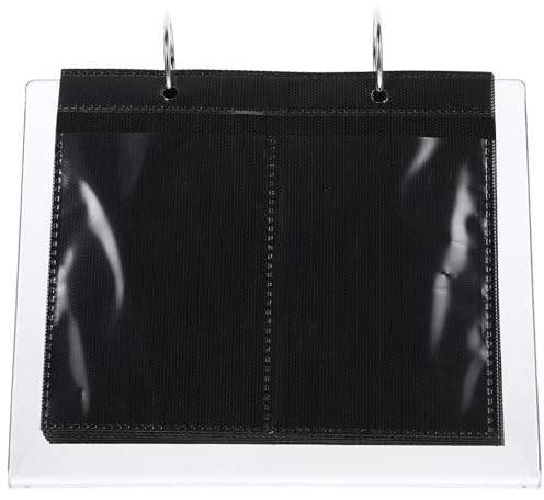 Beavorty Album de Rangement pour Stickers Ongles Transparent Portable et Léger Support Solide pour Collection et de Stickers Nail Art Accessoire DIY Manucure Pratique