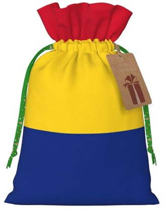 Flag Of Romania Print Charming Gift Bag,Cloth Gift Bags With Drawstring,Perfect For Small Gifts And Jewelry