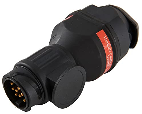 kitletsuit Anhänger Adapter 12V 13 auf 13 polig Anhängersteckdose, LED-Beleuchtungsadapter 13 polig