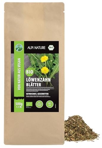 Té de Diente de León Orgánico Silvestre - Hojas Secas 100% Natural (500 GR)