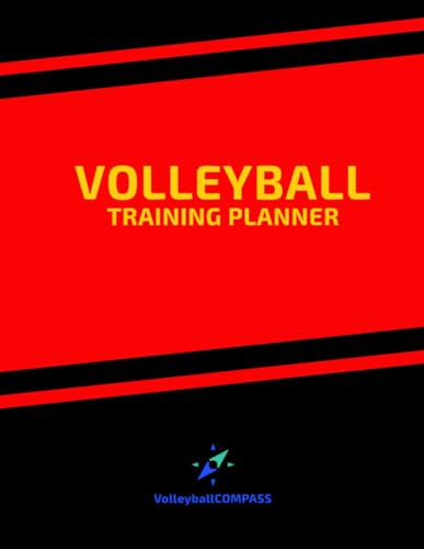 Volleyball training planner: Journal for trainer and coaches, 2 sketches per page
