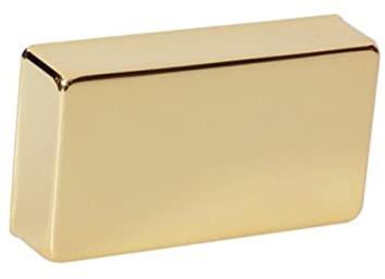Milisten Kupfervergoldete Versiegelte Humbucker Abdeckung Für E-gitarre 71 x 39 x 19mm Langlebige Legierungsbeschichtung Pickup Abdeckung Für E-gitarren Tonabnehmer