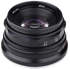 Camera Lens, 35mm F1.6 APS-C Lens, Compatible for Sony E A6600 A6500 | XF, EOS-M, M4/3 Mount Compatible(Black,M4/3)