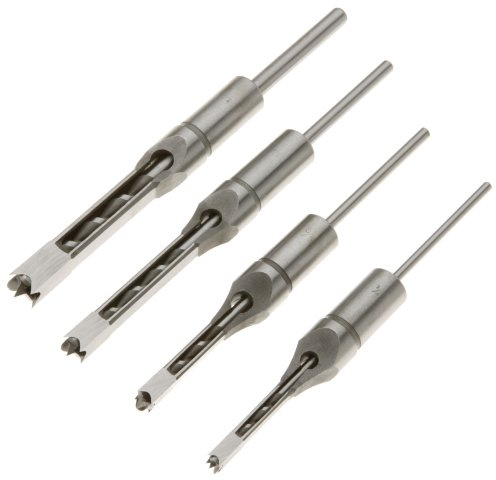 Woodstock D2845 1/4-to-1/2-Inch Mortising Chisel Set, 4-Piece